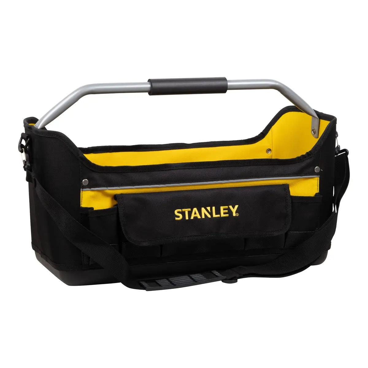 STANLEY 20in Open Tool Tote Bag, Multi-Pocket Storage Organiser, 1-70-319 | Waterproof Rigid Base & Easy Carry Handle - main product image