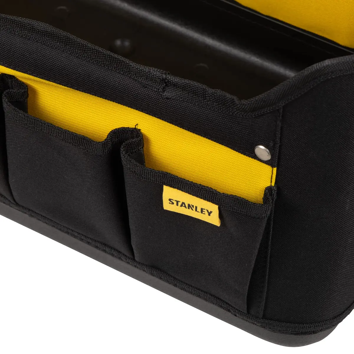 STANLEY 20in Open Tool Tote Bag, Multi-Pocket Storage Organiser, 1-70-319 | Waterproof Rigid Base & Easy Carry Handle - view 3