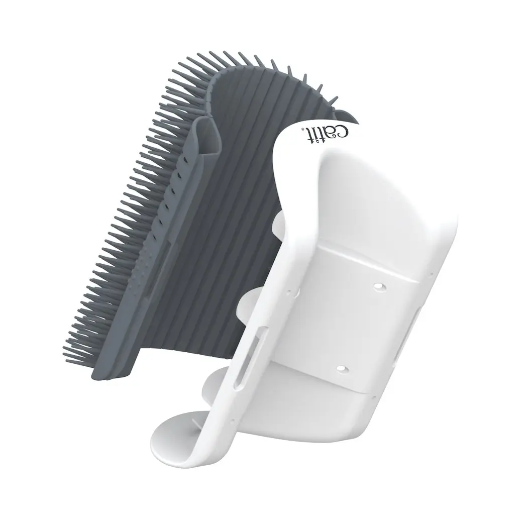 Catit Senses 2.0 Self Groomer Brush with Catnip Pouch | All Hair Types - main product image