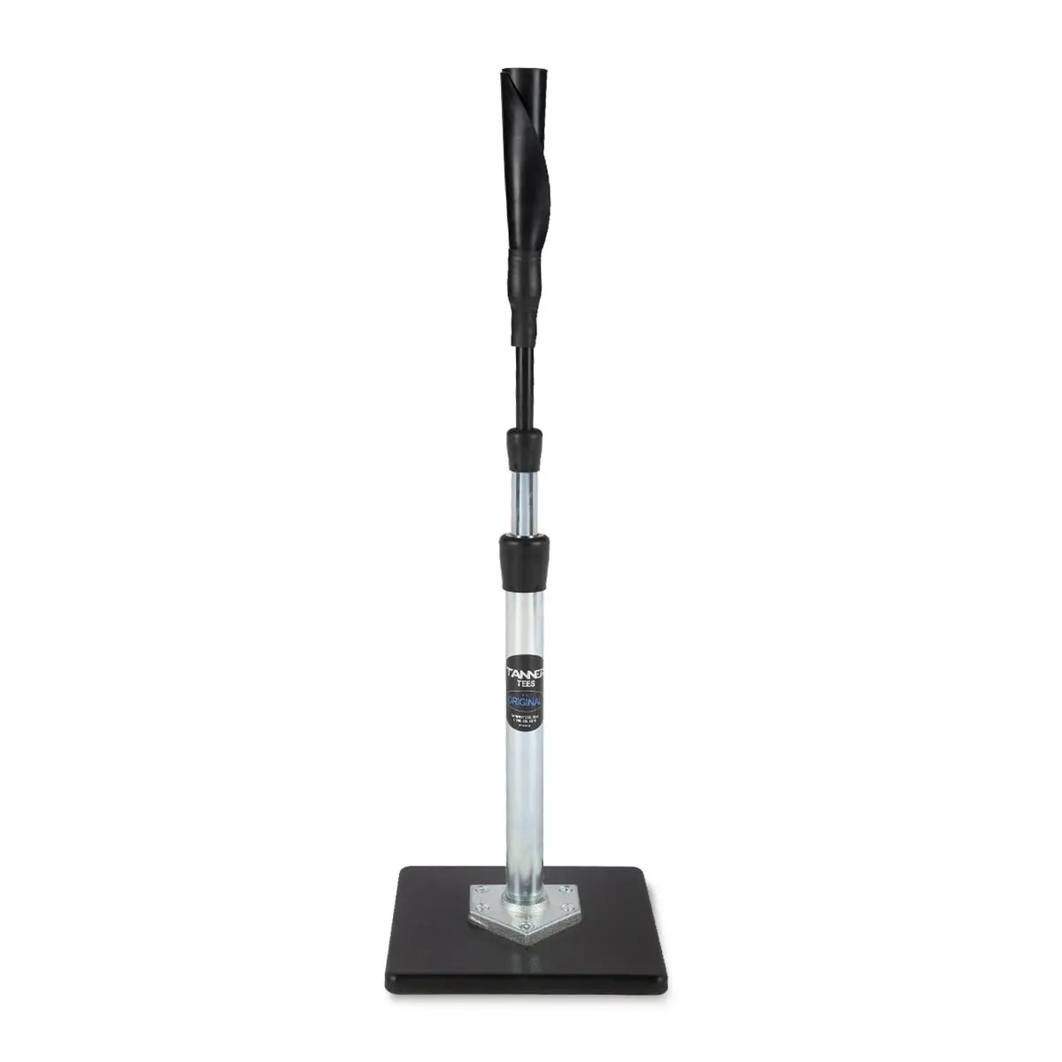 TANNER The Original Batting Tee – Adjustable Baseball & Softball Tee, Steel Shaft, Composite Base, Rubber Top, 26"-43" - main product image
