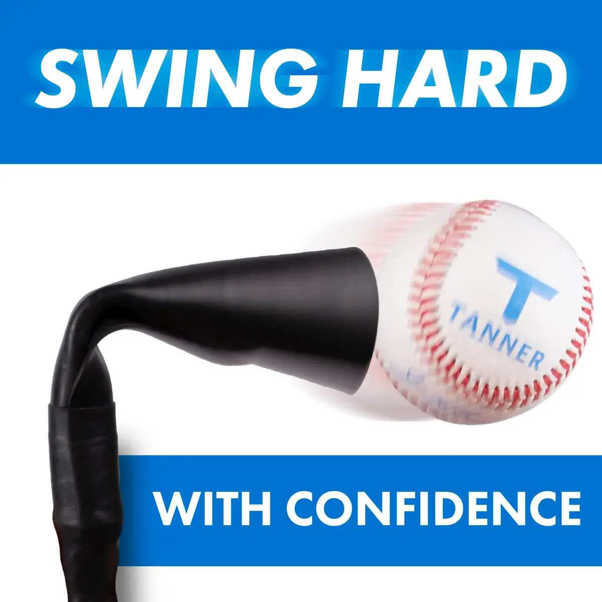 TANNER The Original Batting Tee – Adjustable Baseball & Softball Tee, Steel Shaft, Composite Base, Rubber Top, 26"-43" - view 7