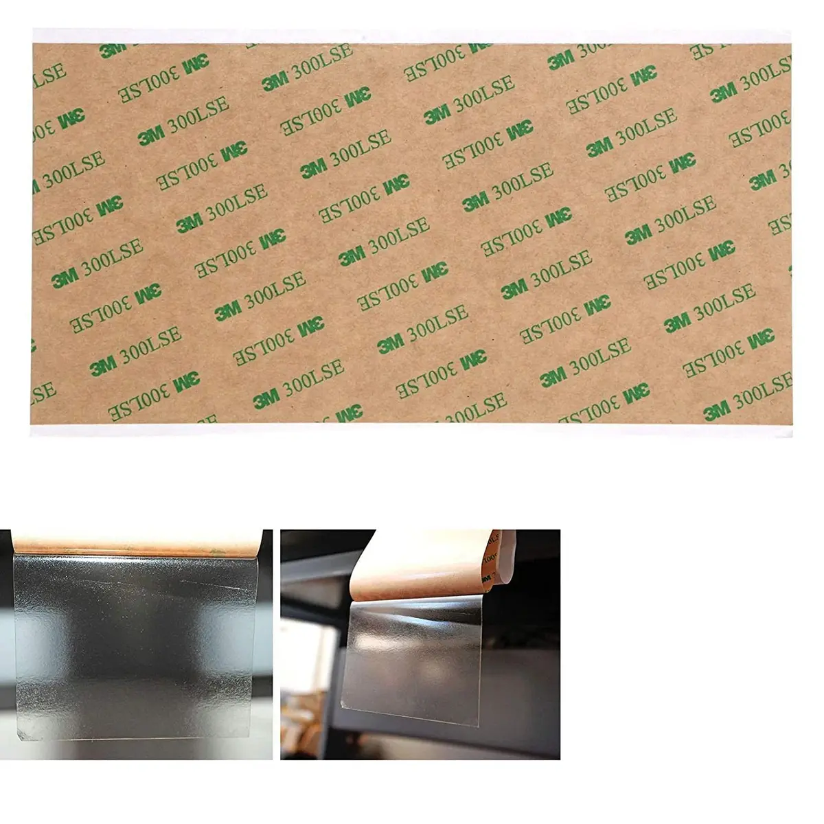 3M 9474LE 300LSE Double-Sided Adhesive Transfer Tape 203 mm x 305 mm (8" x 12") Sheets (10-Pack) | Attaches Digitizers to Phones & Tablets - main product image