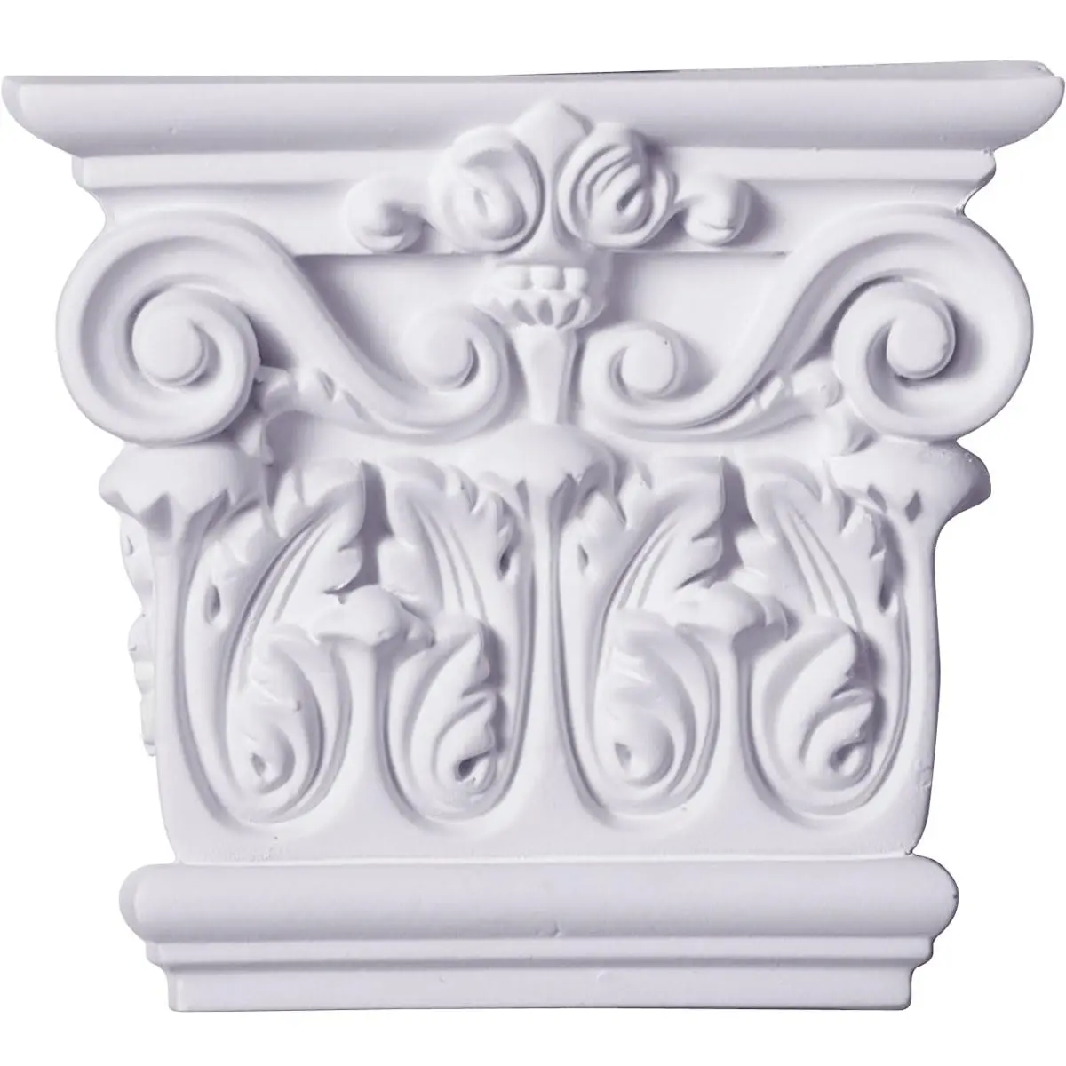 Ekena Millwork Corinthian Capital 5 3/4"W x 5 1/8"H | Traditional polyurethane ceiling molding (70-120c) - main product image