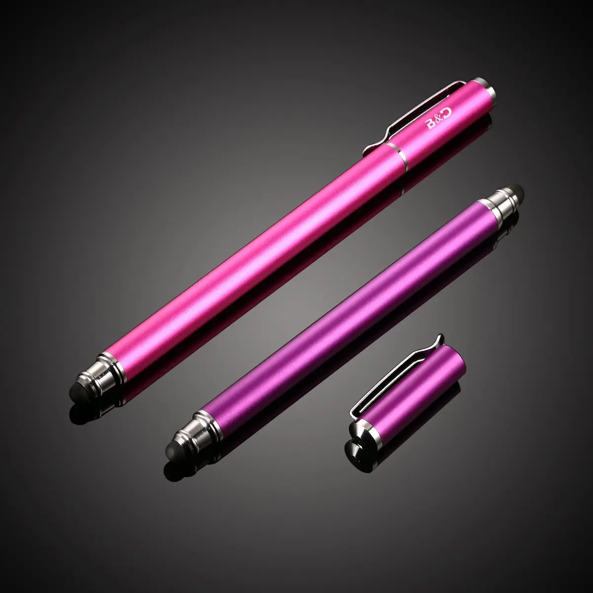 Bargains Depot 2 Pcs Input Pen 5.5" | Small Tip Series, Purple/Pink - view 4