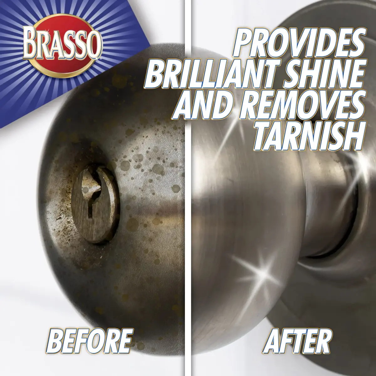 Brasso Multi-Purpose Metal Polish 235ml (8 fl oz) | Cleans & Shines Brass, Copper, Steel - view 5