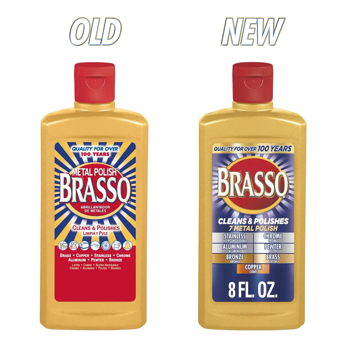 Brasso Multi-Purpose Metal Polish 235ml (8 fl oz) | Cleans & Shines Brass, Copper, Steel - view 9