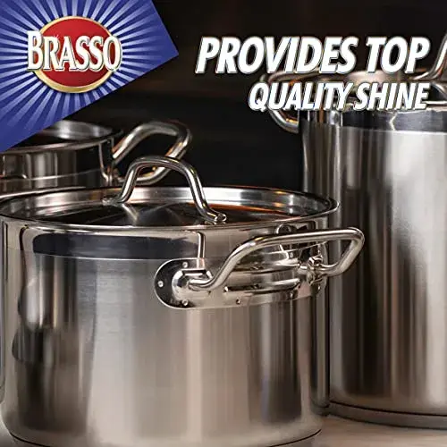 Brasso Multi-Purpose Metal Polish 235ml (8 fl oz) | Cleans & Shines Brass, Copper, Steel - view 3