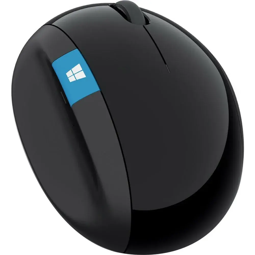 Microsoft Sculpt Ergonomic Mouse (L6V-00001) Black | Ergonomic Design for Wrist Comfort - main product image