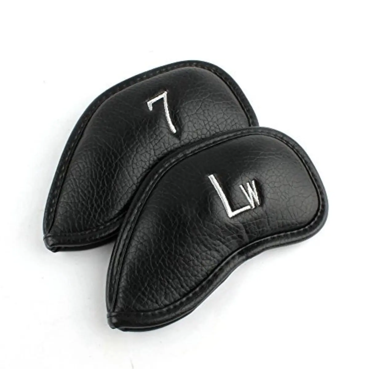 Craftsman Golf 12pcs Thick Synthetic Leather Left Handed Iron Head Covers Set | Waterproof & Oversize for All Brands - view 5