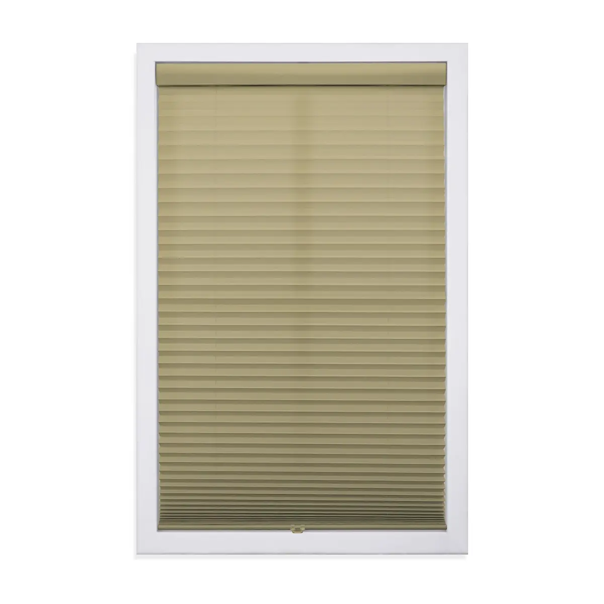 DEZ FURNISHINGS Cordless 1" Light Filtering Pleated Shade, Fabric, 27" W x 64" H - main product image