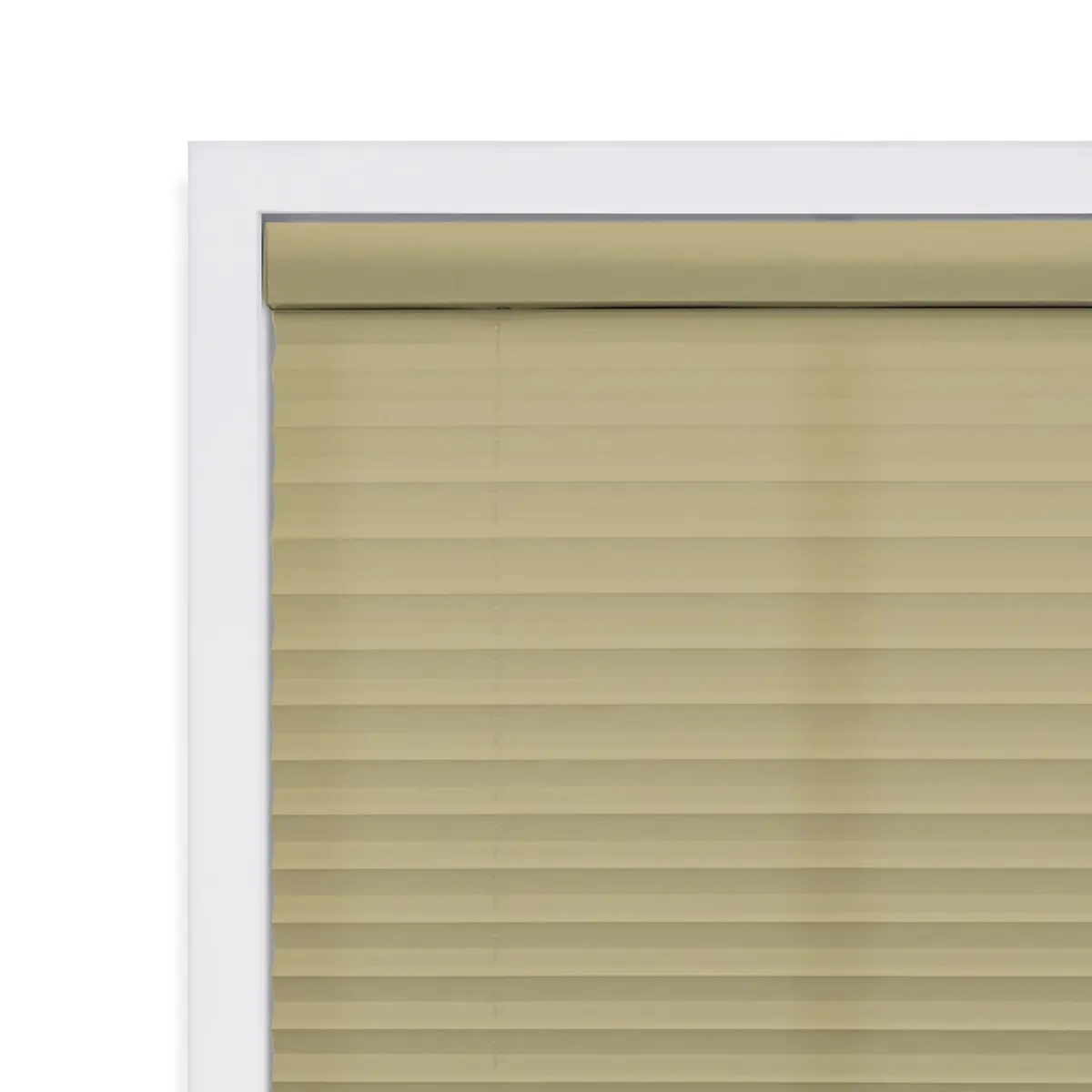DEZ FURNISHINGS Cordless 1" Light Filtering Pleated Shade, Fabric, 27" W x 64" H - view 6