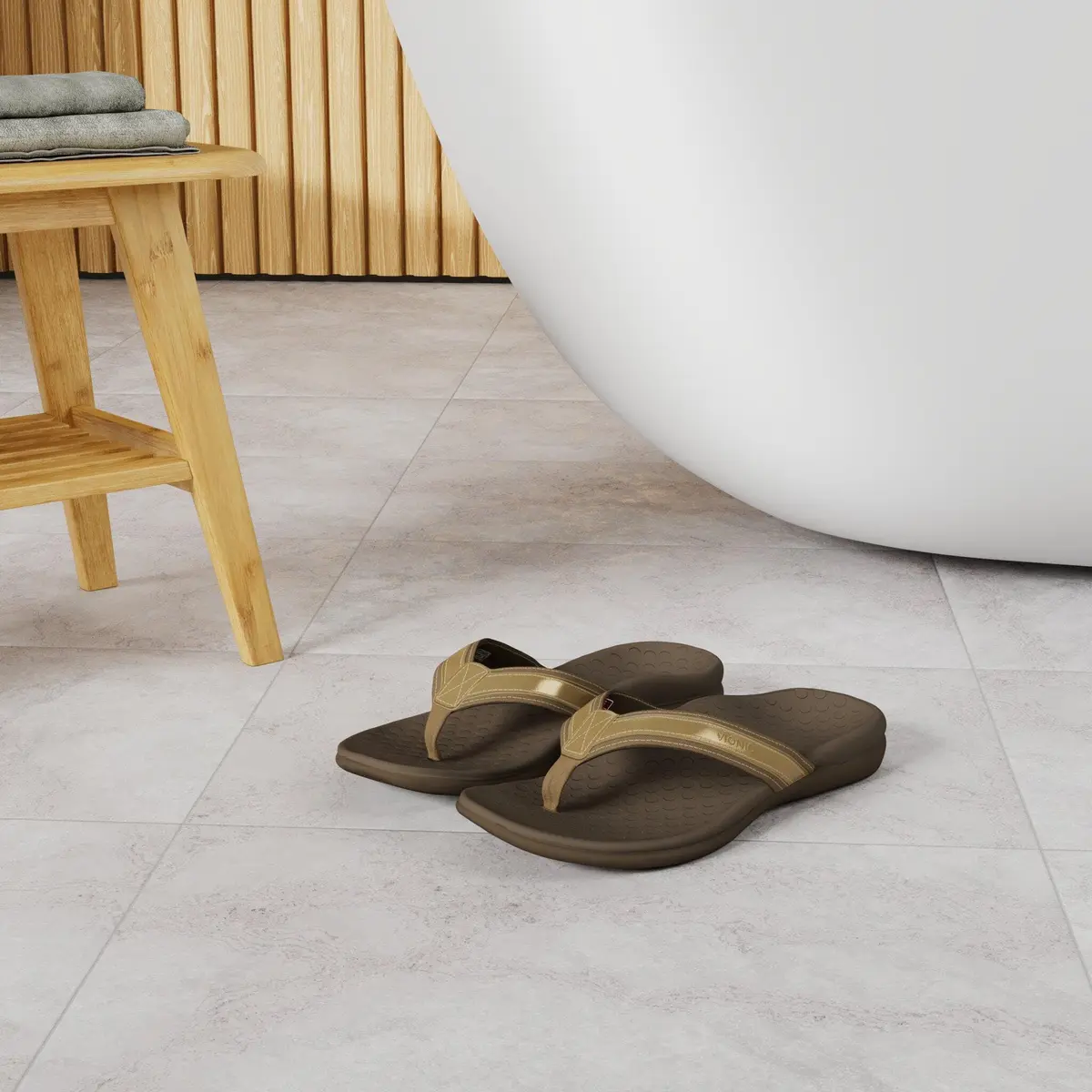 Vionic Tide2428M Tide Bronze Metallic 8 M | Grounded Stability & Balance - view 2