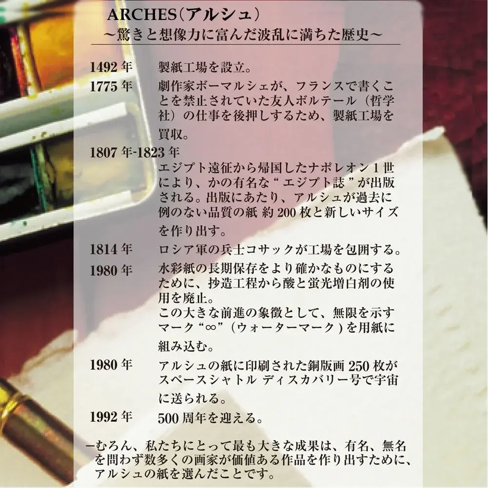 Arches Watercolor Pad 9" x 12" 140 lb Rough 12 Sheets | USA Import for Plein Air Painting - view 3
