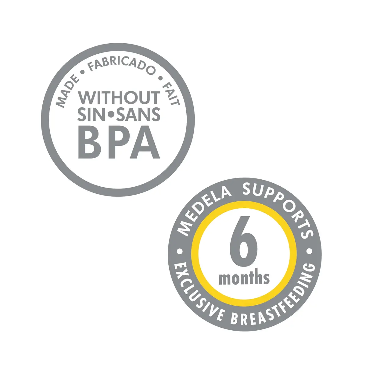 Medela 5oz Breast Milk Storage Bottles | Leak-Proof BPA-Free 6 Pack - view 5