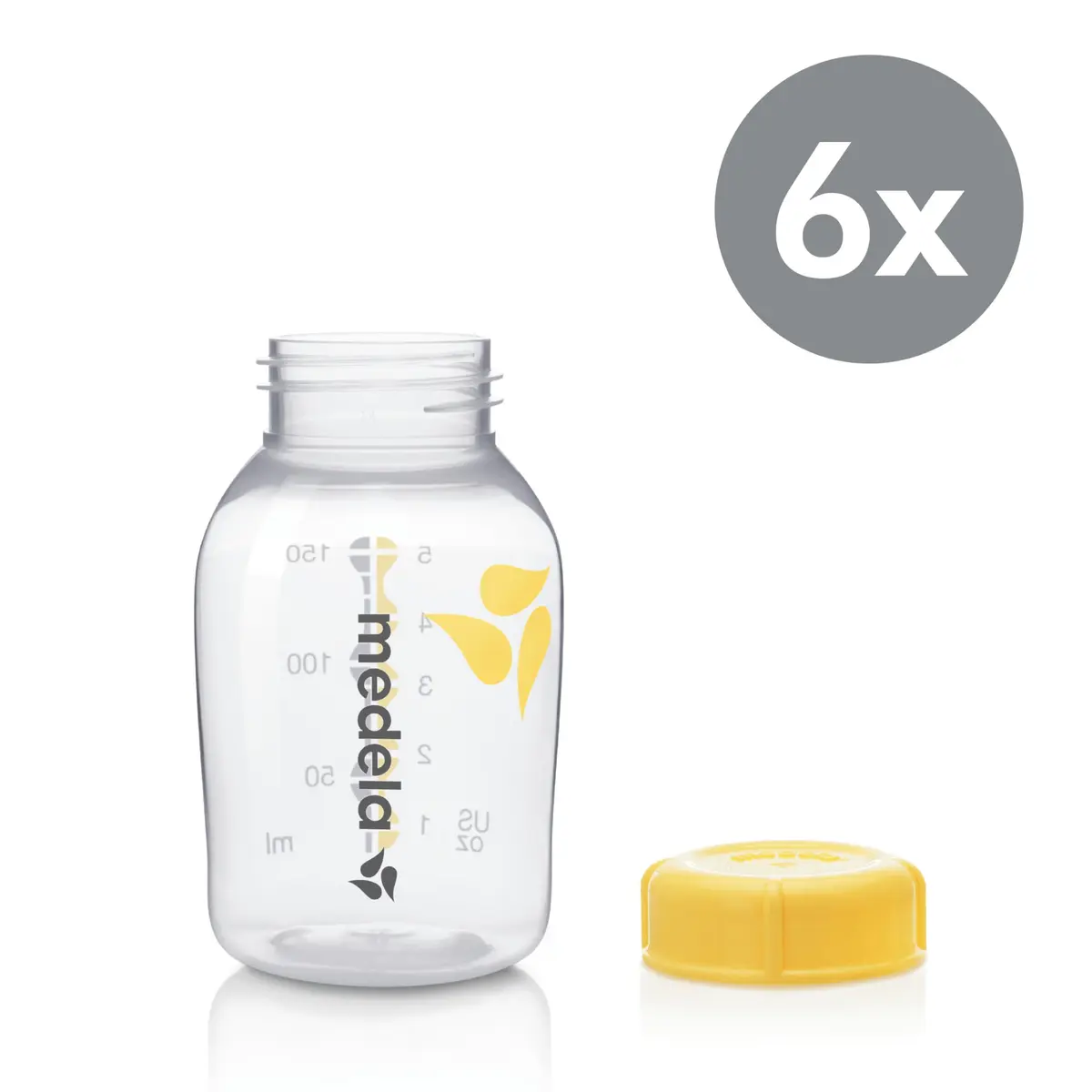 Medela 5oz Breast Milk Storage Bottles | Leak-Proof BPA-Free 6 Pack - view 2