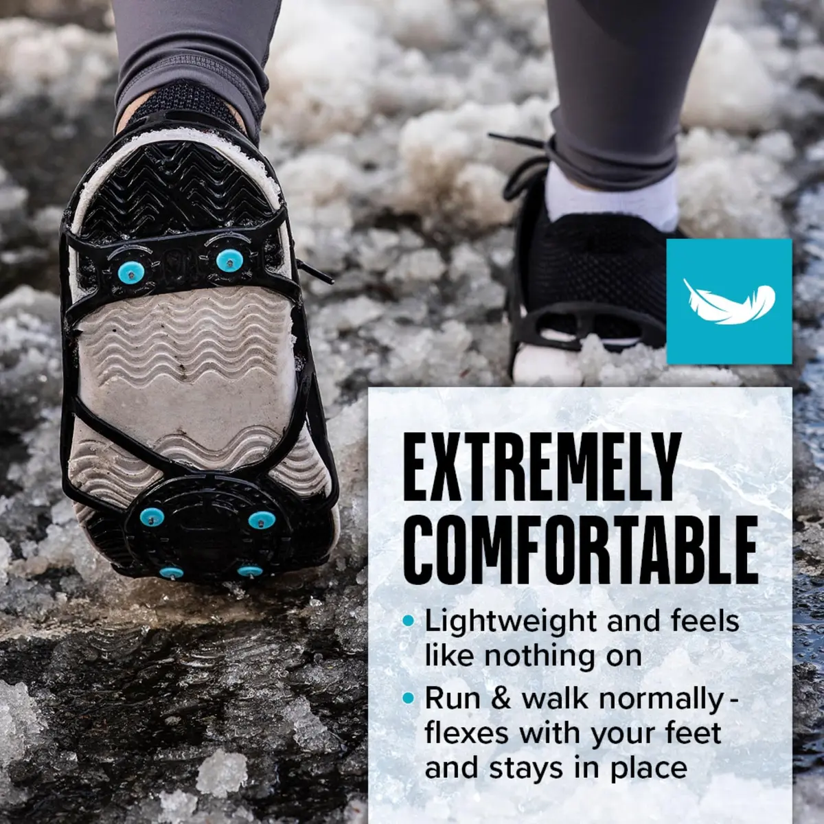 Due North Everyday G3 Ice Cleat for Snow & Ice | Secure Fit & Superior Traction (70-120 chars) - view 4