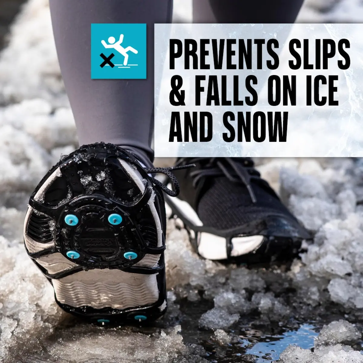 Due North Everyday G3 Ice Cleat for Snow & Ice | Secure Fit & Superior Traction (70-120 chars) - view 2