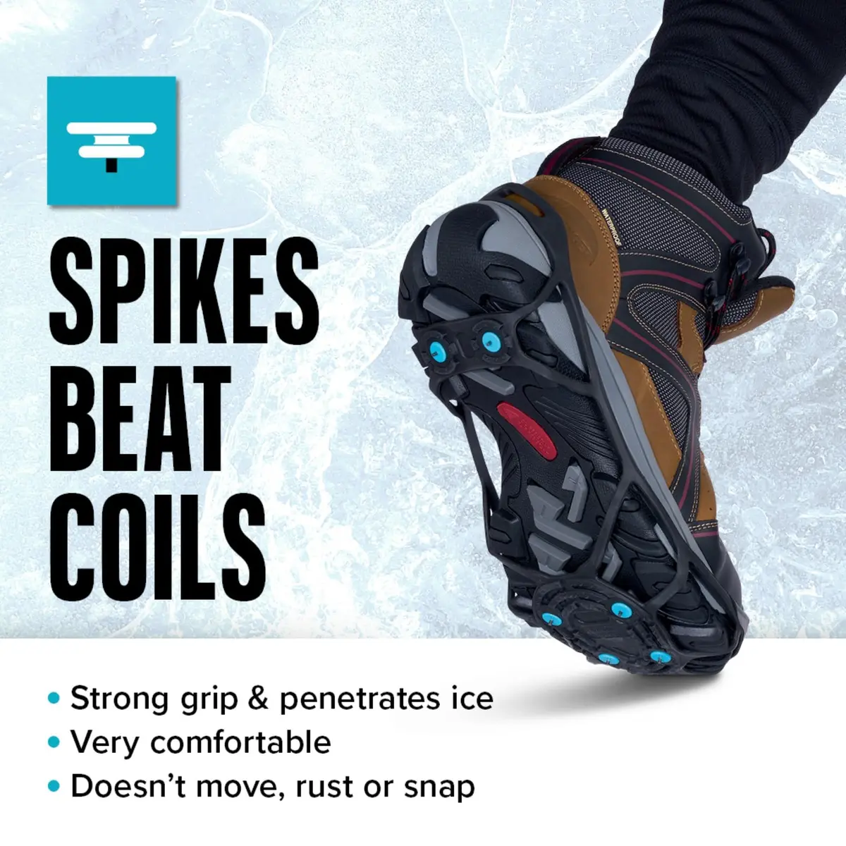 Due North Everyday G3 Ice Cleat for Snow & Ice | Secure Fit & Superior Traction (70-120 chars) - view 3