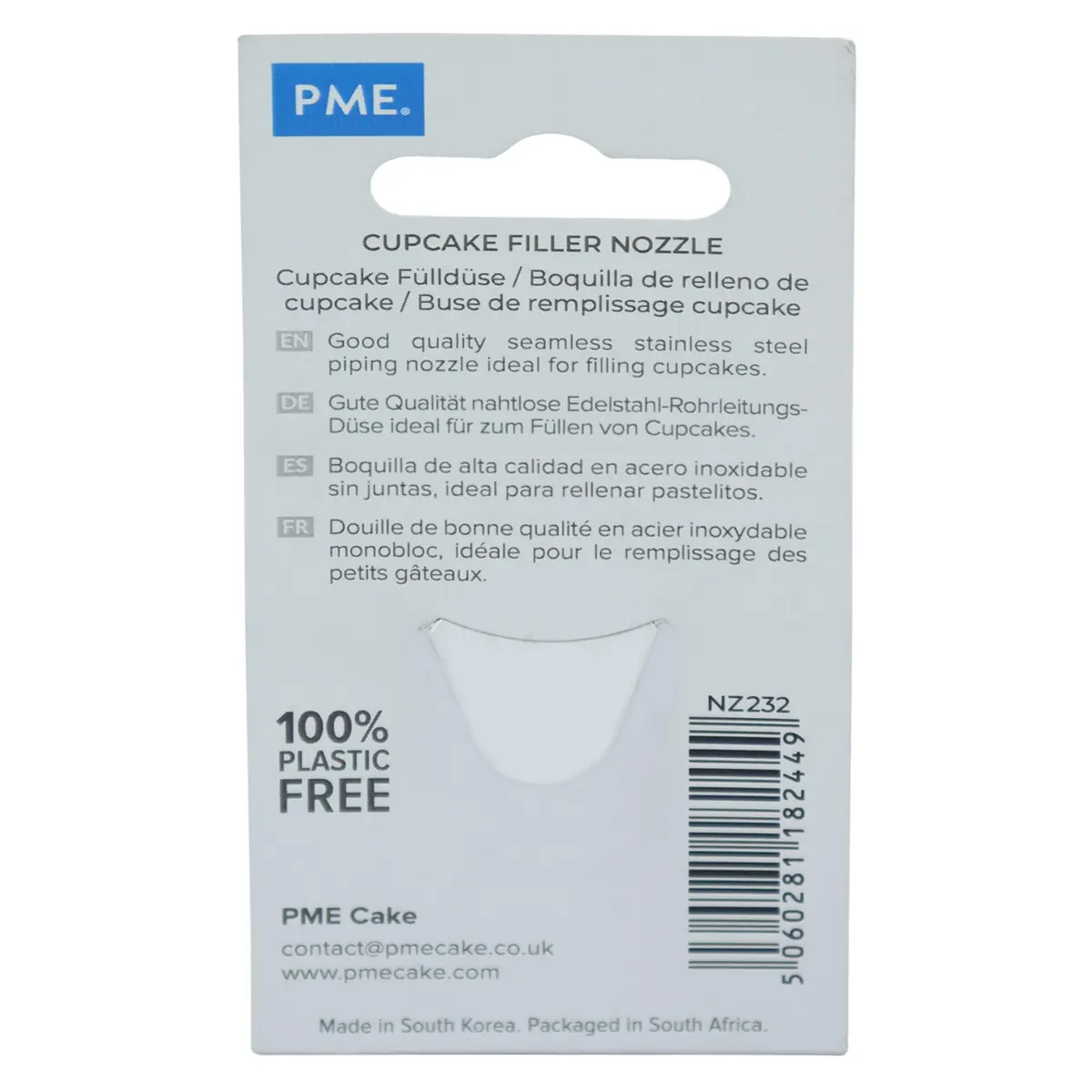 PME JEM Cupcake/Doughnut Filler Tube Nozzle #232 | Stainless Steel Piping Tip for Filling - view 6