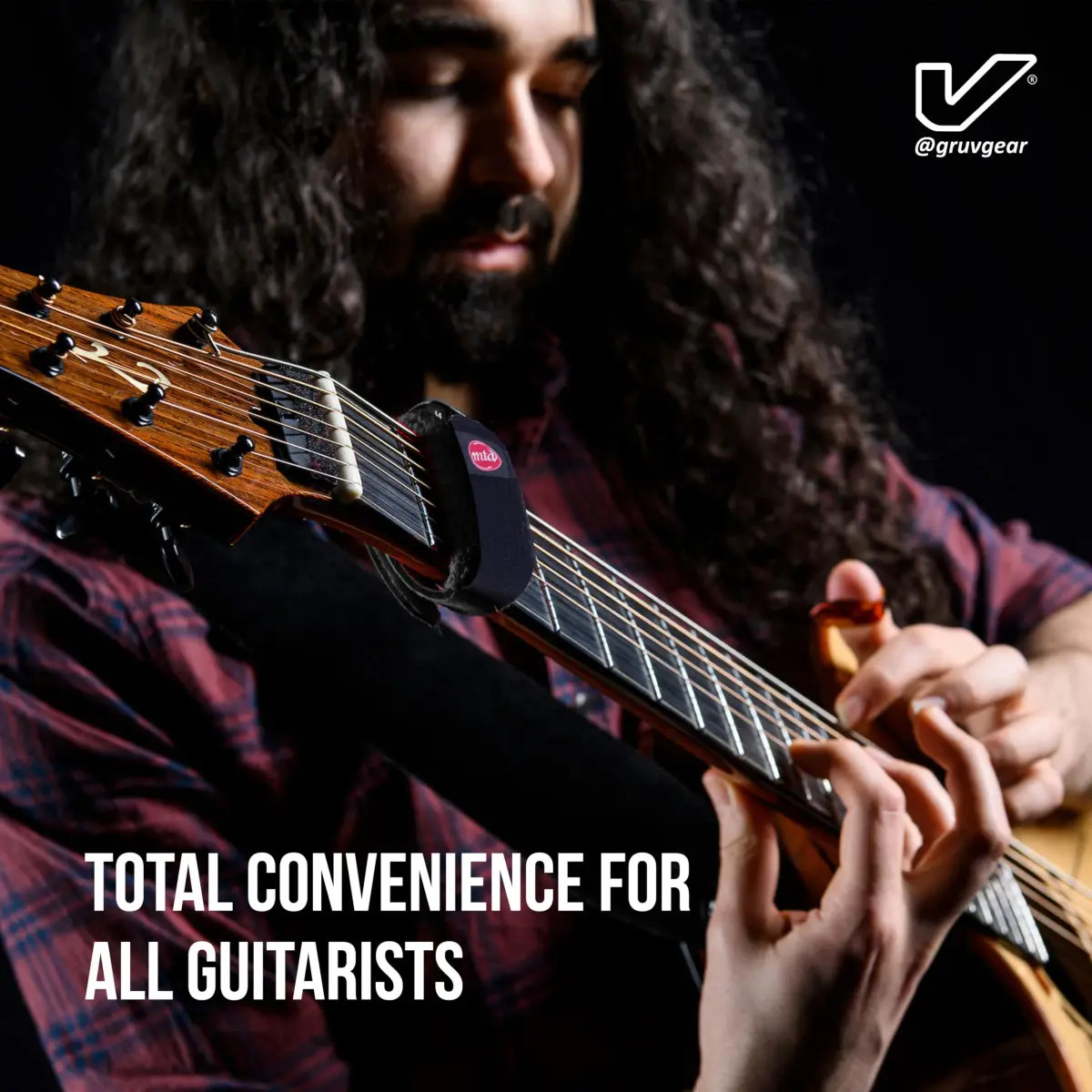 Gruv Gear Fret Wrap & Guitar Mute MTD Edition, 3 Pack Medium | Eliminates Unwanted String Noise Instantly - view 6
