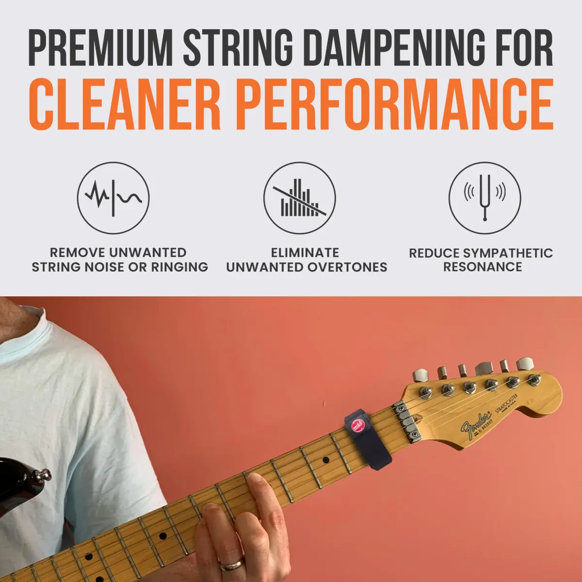 Gruv Gear Fret Wrap & Guitar Mute MTD Edition, 3 Pack Medium | Eliminates Unwanted String Noise Instantly - view 3