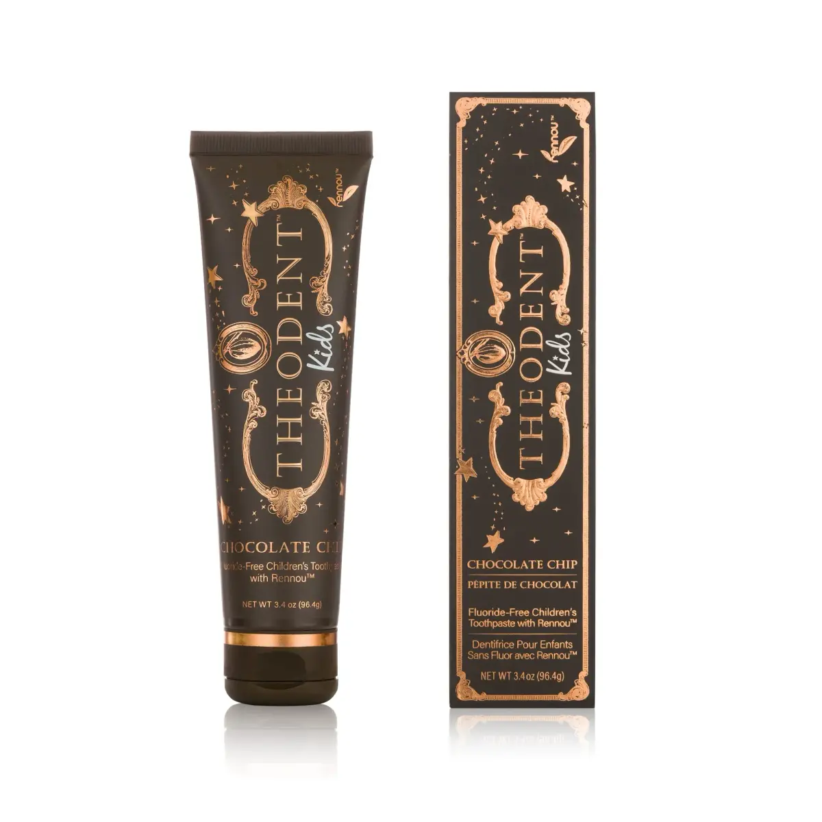 Theodent Kids Toothpaste Chocolate Chip 96.4g (3.4 oz) | Fluoride-Free Enamel Repair - main product image