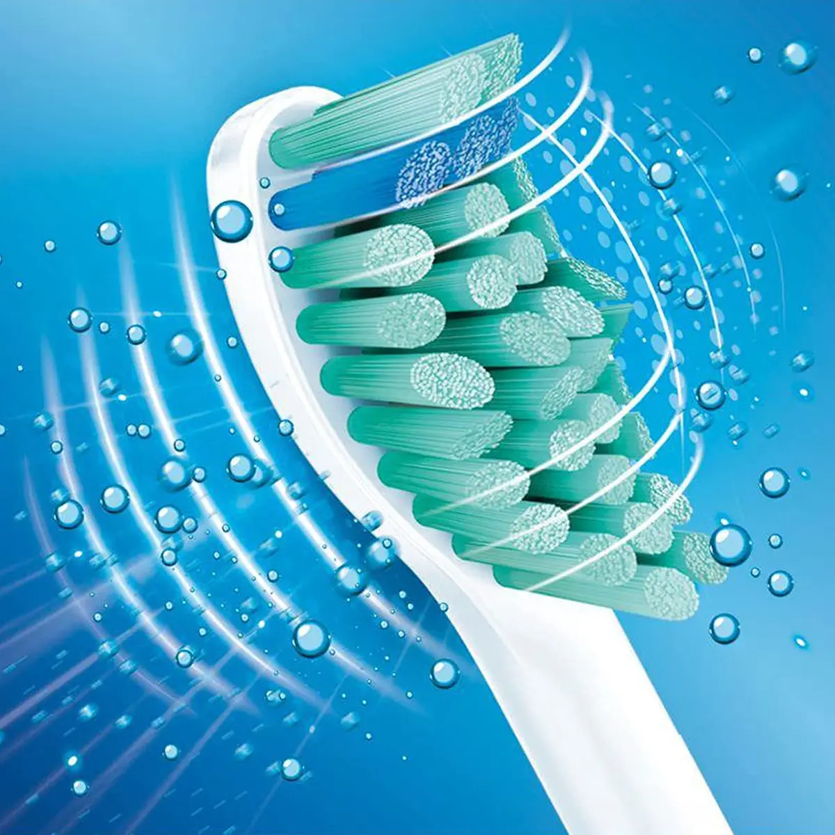 Philips Sonicare Pro Results Brush Heads 4 Pack | Contoured, Soft Nylon, White - view 4