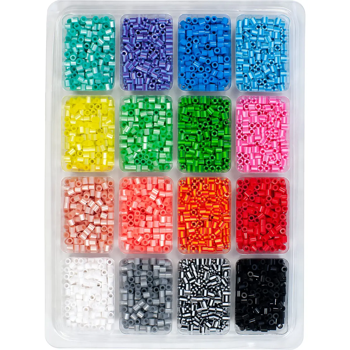 Perler Beads Stripes 'n Pearls Fuse Beads 4000 Count with Storage Tray | Ages 6+ - view 4