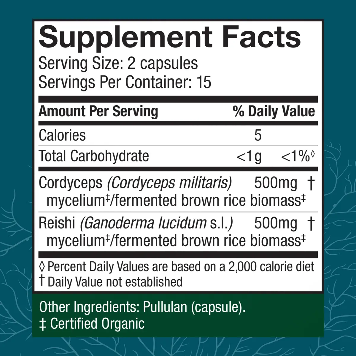 Host Defense CordyChi Capsules, 30 Capsules | Immune & Energy Support with Organic Mushrooms - view 2