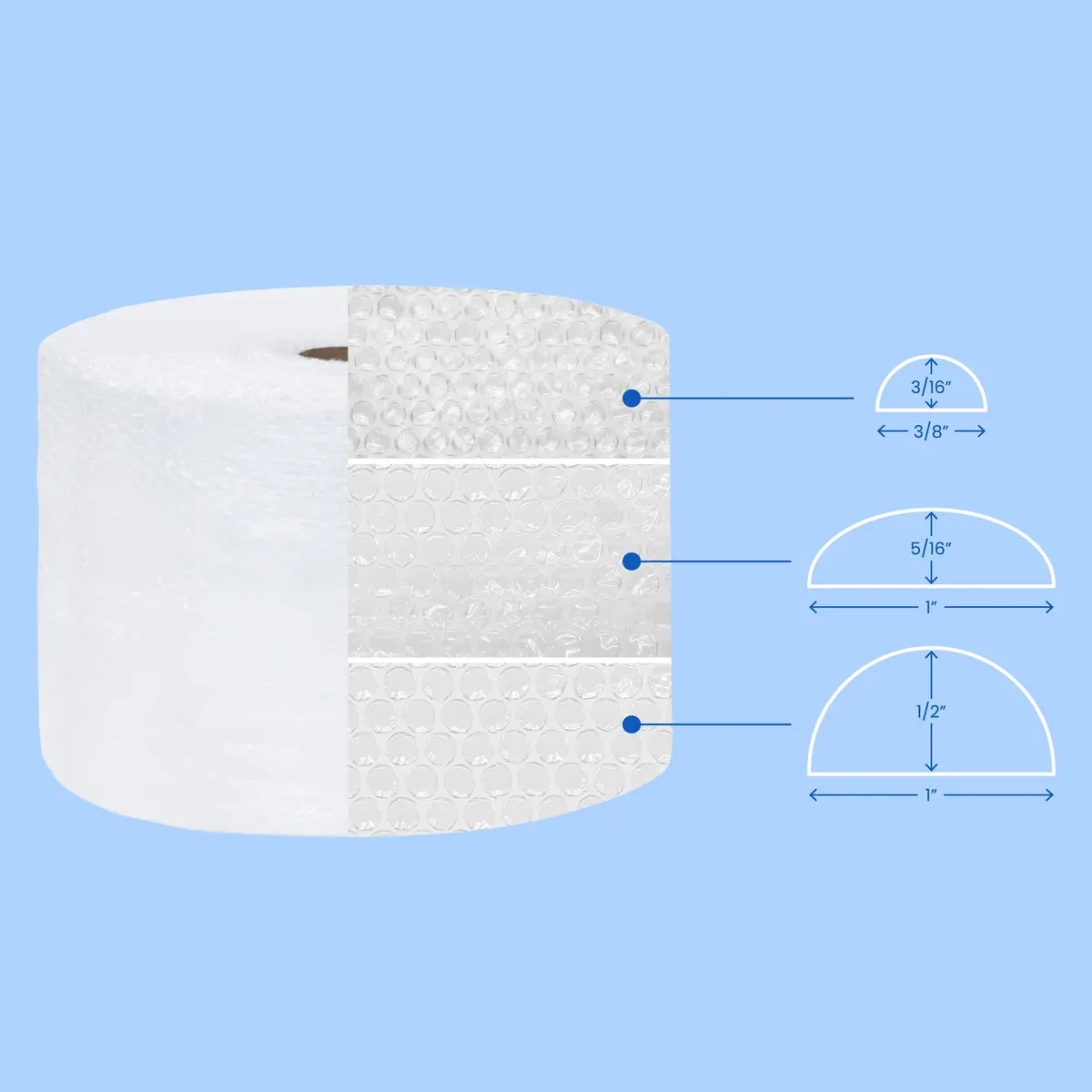 The Boxery Bubble Wrap 12-Inch x 175 Feet | Reliable Shipping Cushioning - view 4
