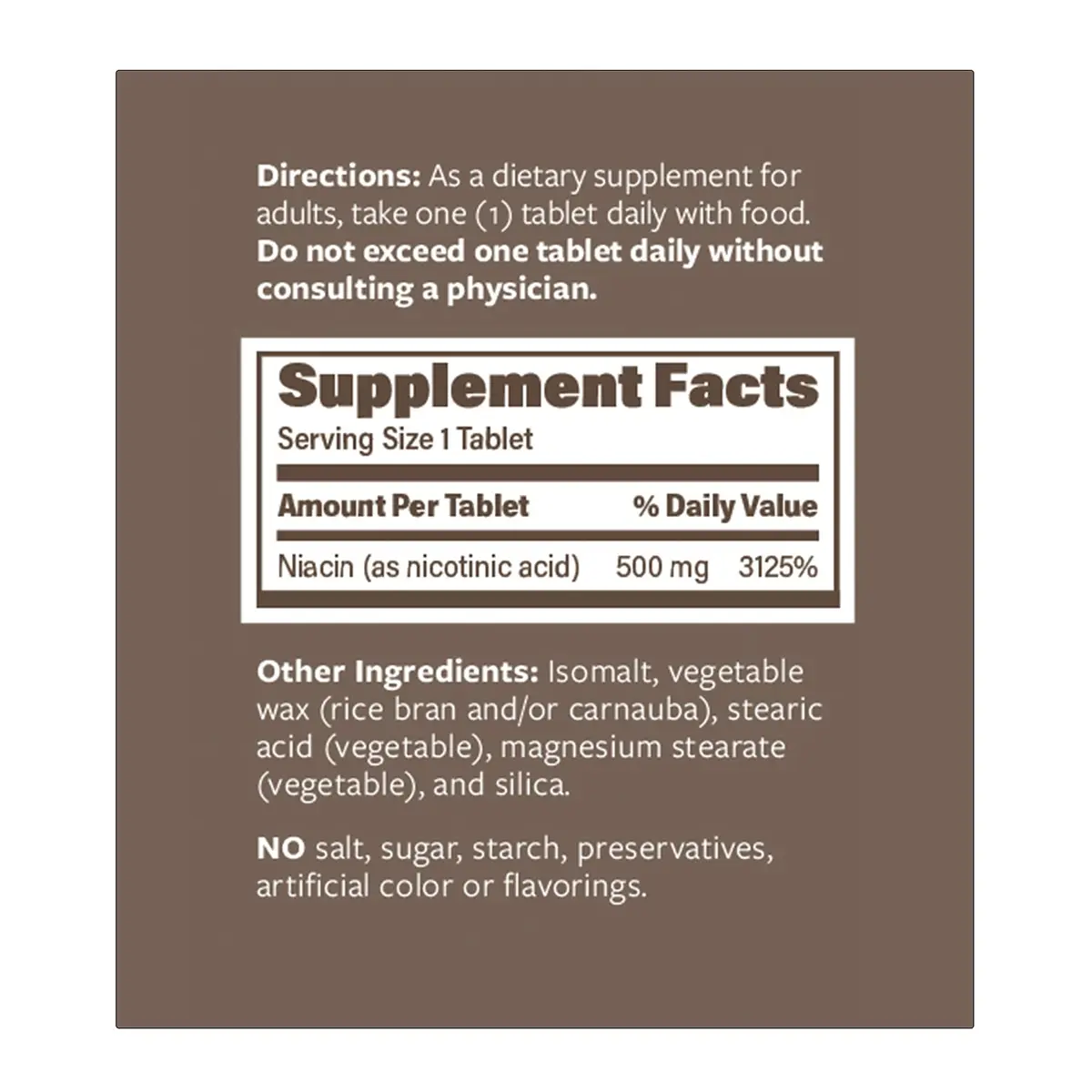 Endurance Products Plain Niacin 500mg | Immediate Release, Heart & Cholesterol Support (115 chars) - view 9