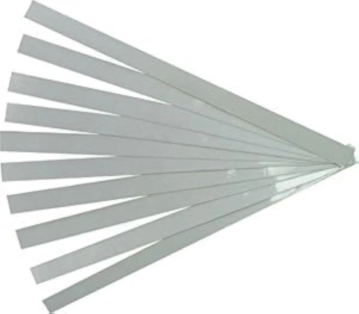 MN Measurement Instruments Reflective Tape for Optical & Laser Tachometers | 12 Strips, 20cm x 1cm, White Reflective - main product image