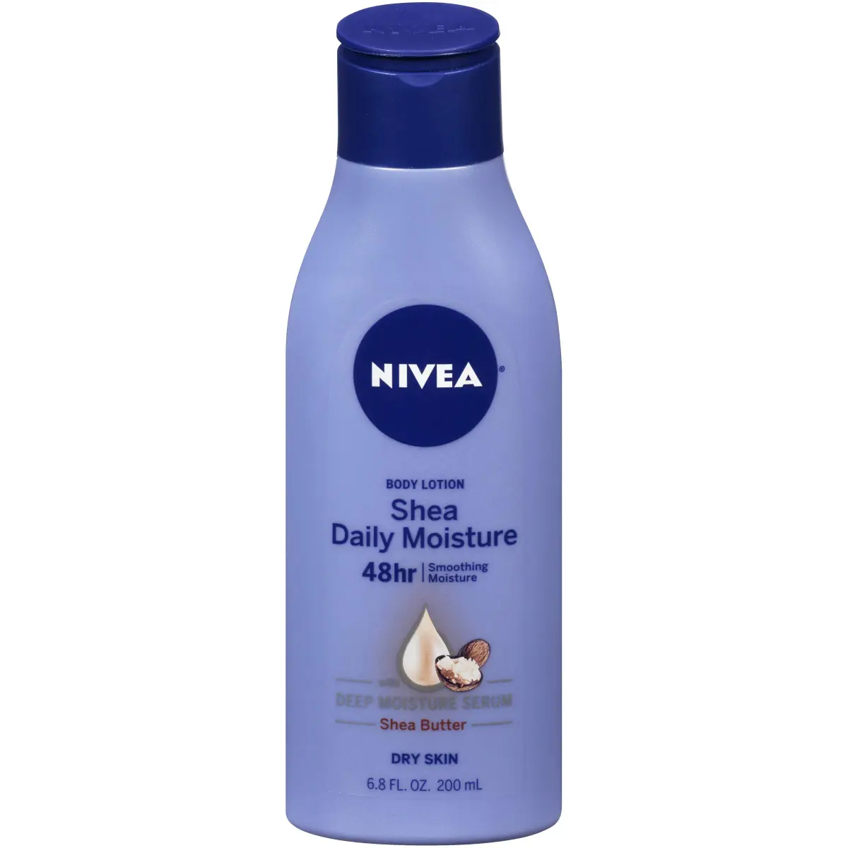 NIVEA Shea Daily Moisture Body Lotion 200ml (6.8 Fl Oz) | Locks in Moisture for 48 Hours - main product image