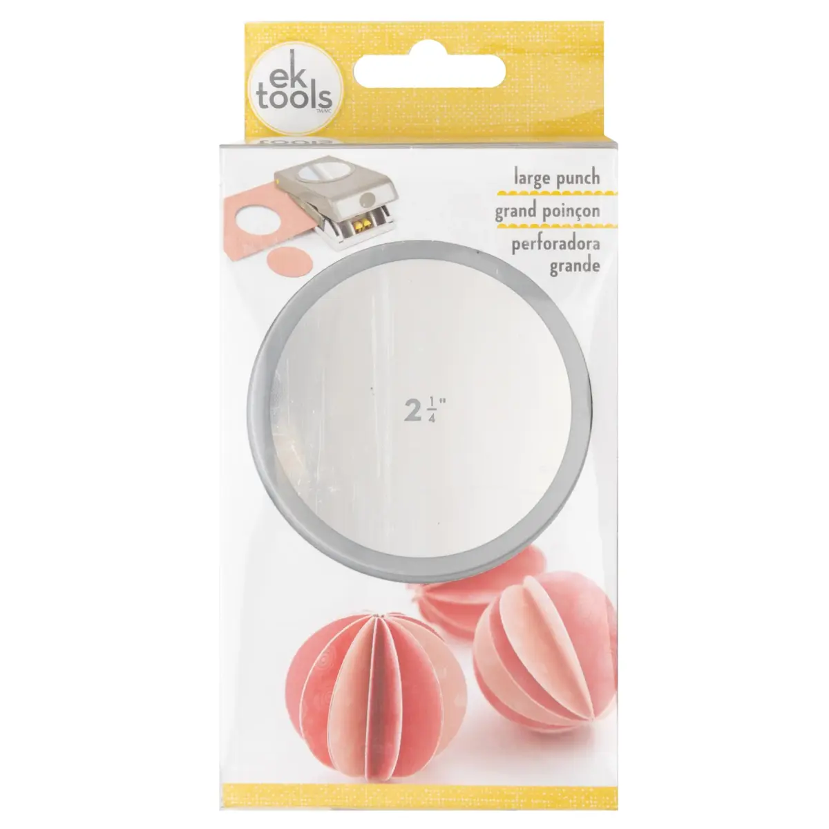 EK Tools Large Circle Crafting Punch 5.71cm (2.25 Inch) | Create Perfect Circles for Cards & Crafts - view 2