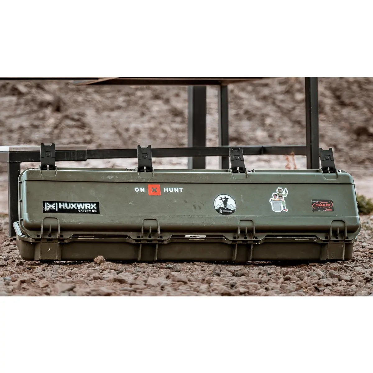 SKB iSeries Heavy Duty Hard Rifle Case 49in Waterproof Locking Green | Dustproof & Impact Resistant - view 5