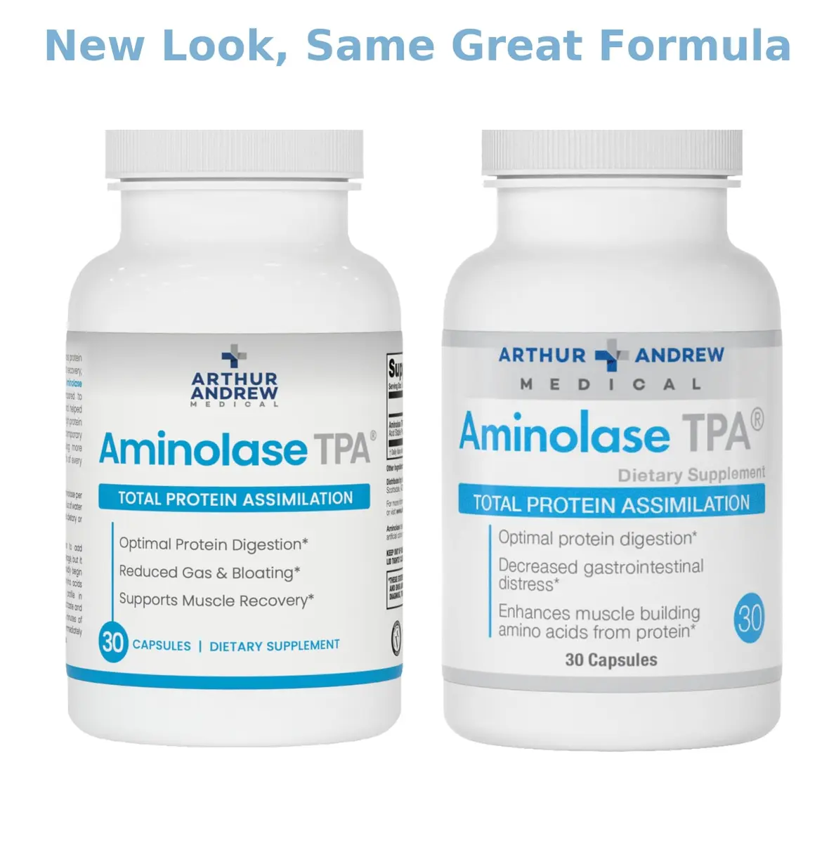 Arthur Andrew Medical Aminolase TPA 30 Capsules | Supports Protein Absorption & Muscle Synthesis - view 2