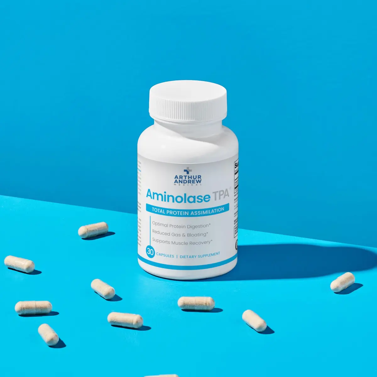Arthur Andrew Medical Aminolase TPA 30 Capsules | Supports Protein Absorption & Muscle Synthesis - view 3
