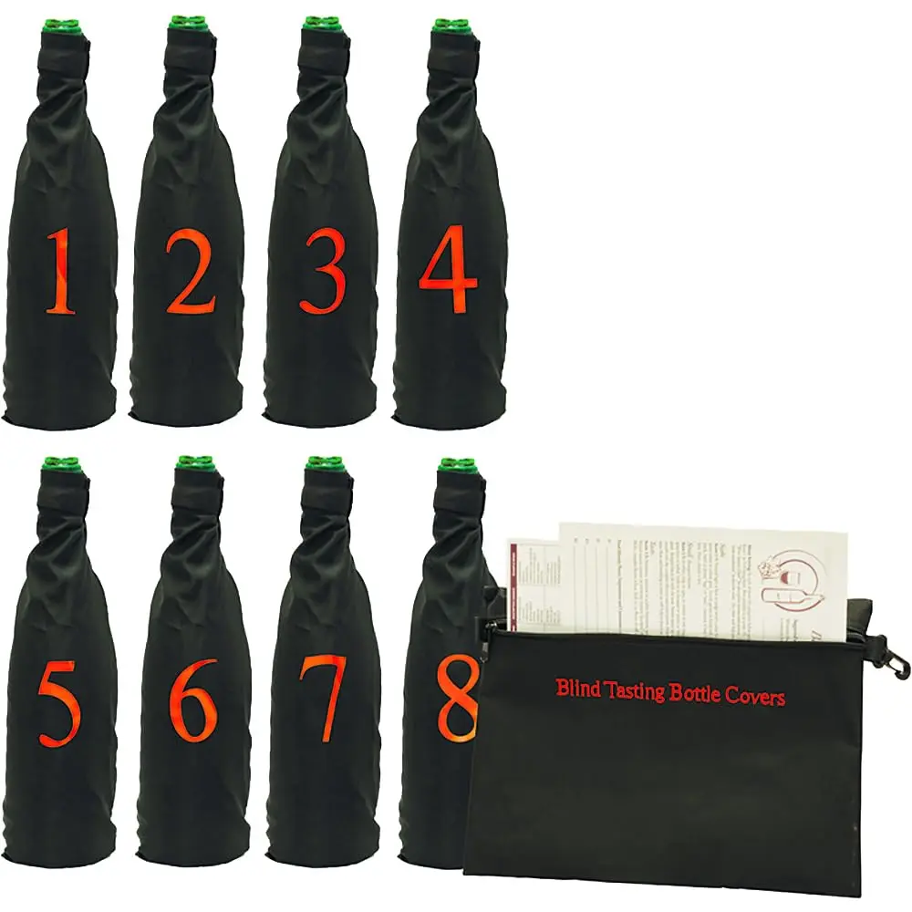 Franmara Blind Wine Tasting Kit with Pouch, 8 Numbers | Perfect for Wine Enthusiasts in India - view 2
