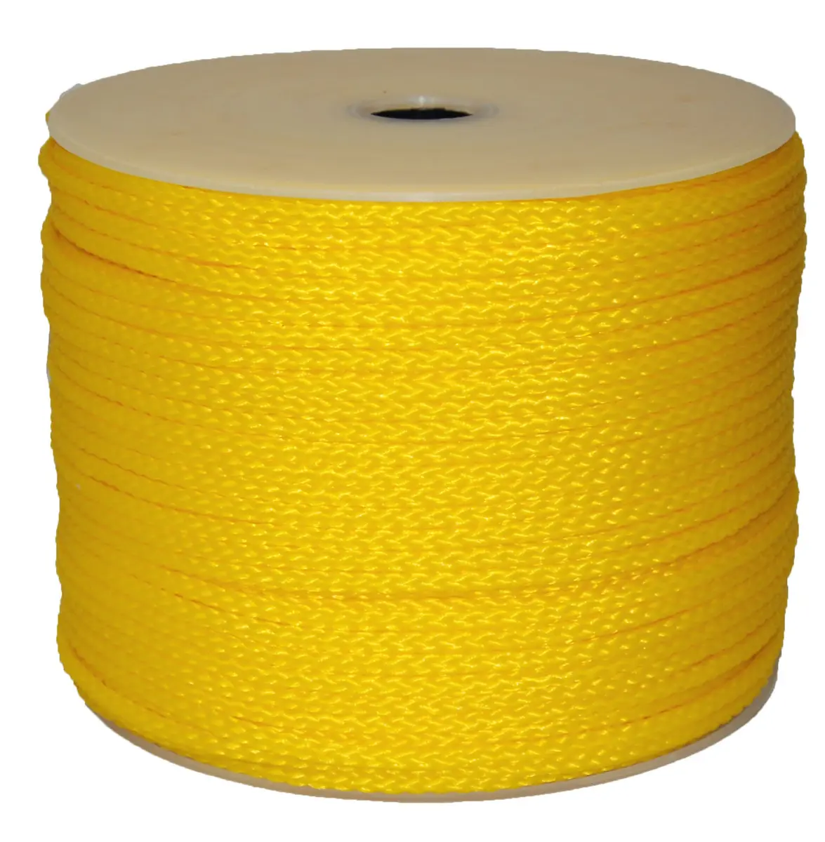 T.W Evans Cordage 27-302 1/4-Inch by 500-Feet Yellow Polypro Rope | Floats & Easy to Splice (110 chars) - main product image