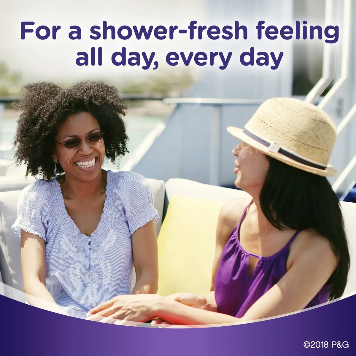 Always Xtra Protection Daily Liners Long Unscented, 40 Count | 5x Drier Protection - view 6