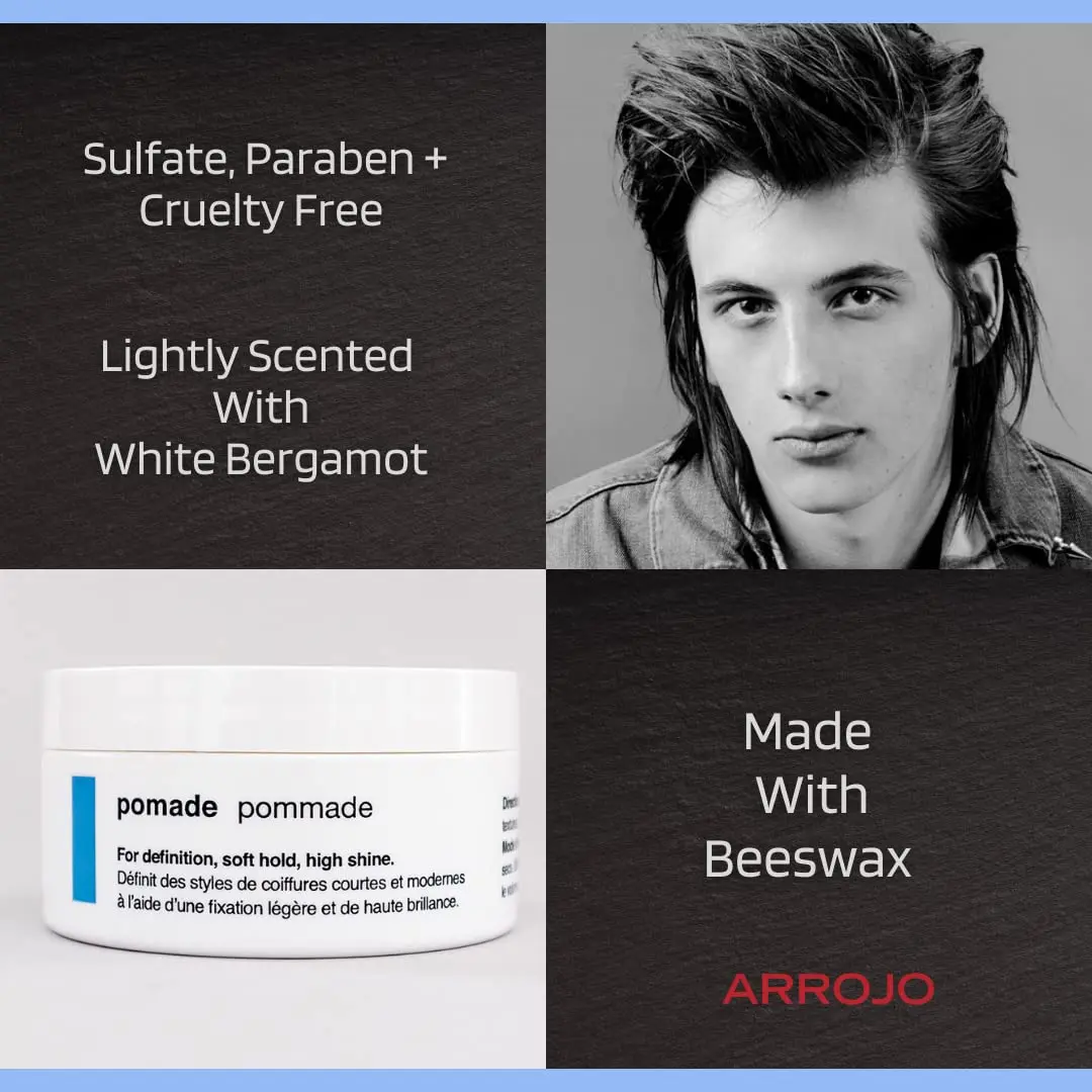 ARROJO Pomade 1.7 Fl Oz | High Shine, Definition, Frizz Control - view 3