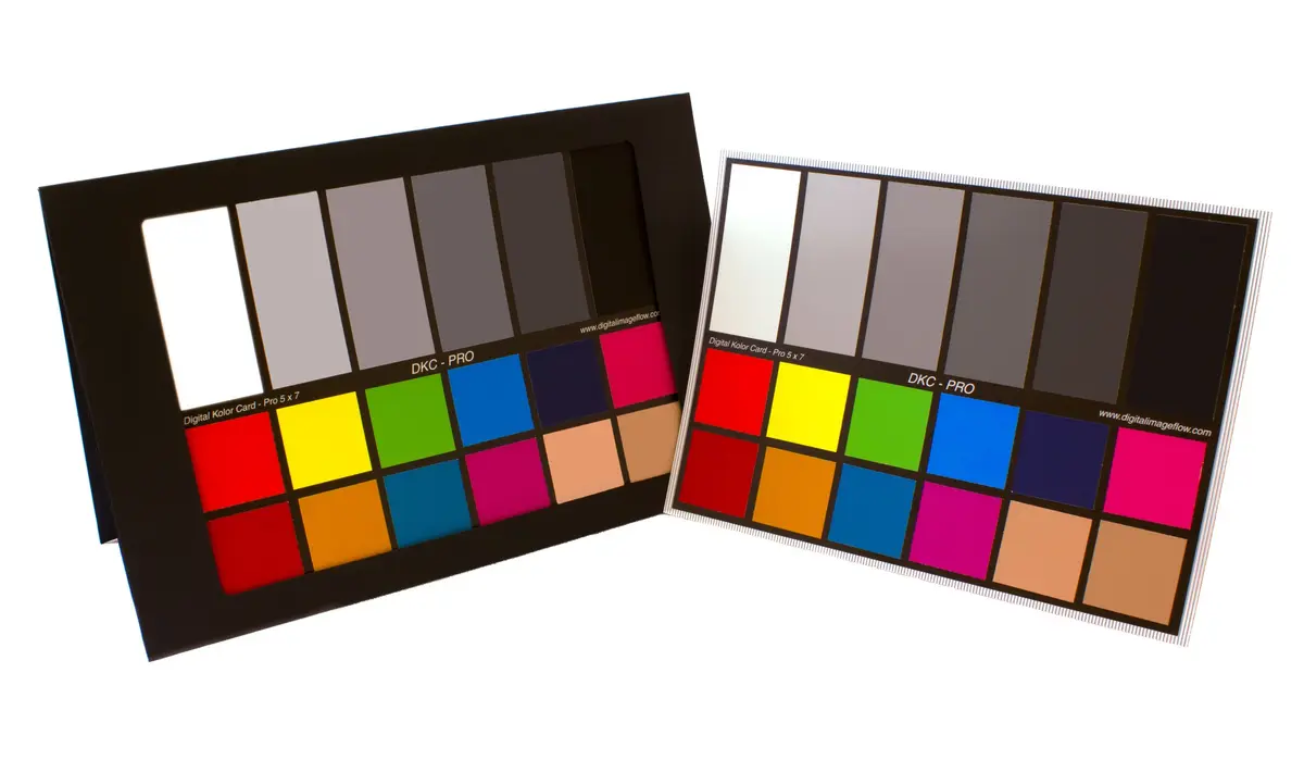 DGK Color Tools DKC-Pro 5" x 7" Set of 2 White Balance and Color Calibration Charts with 12% and 18% Gray | Pro Quality for Photography - view 4