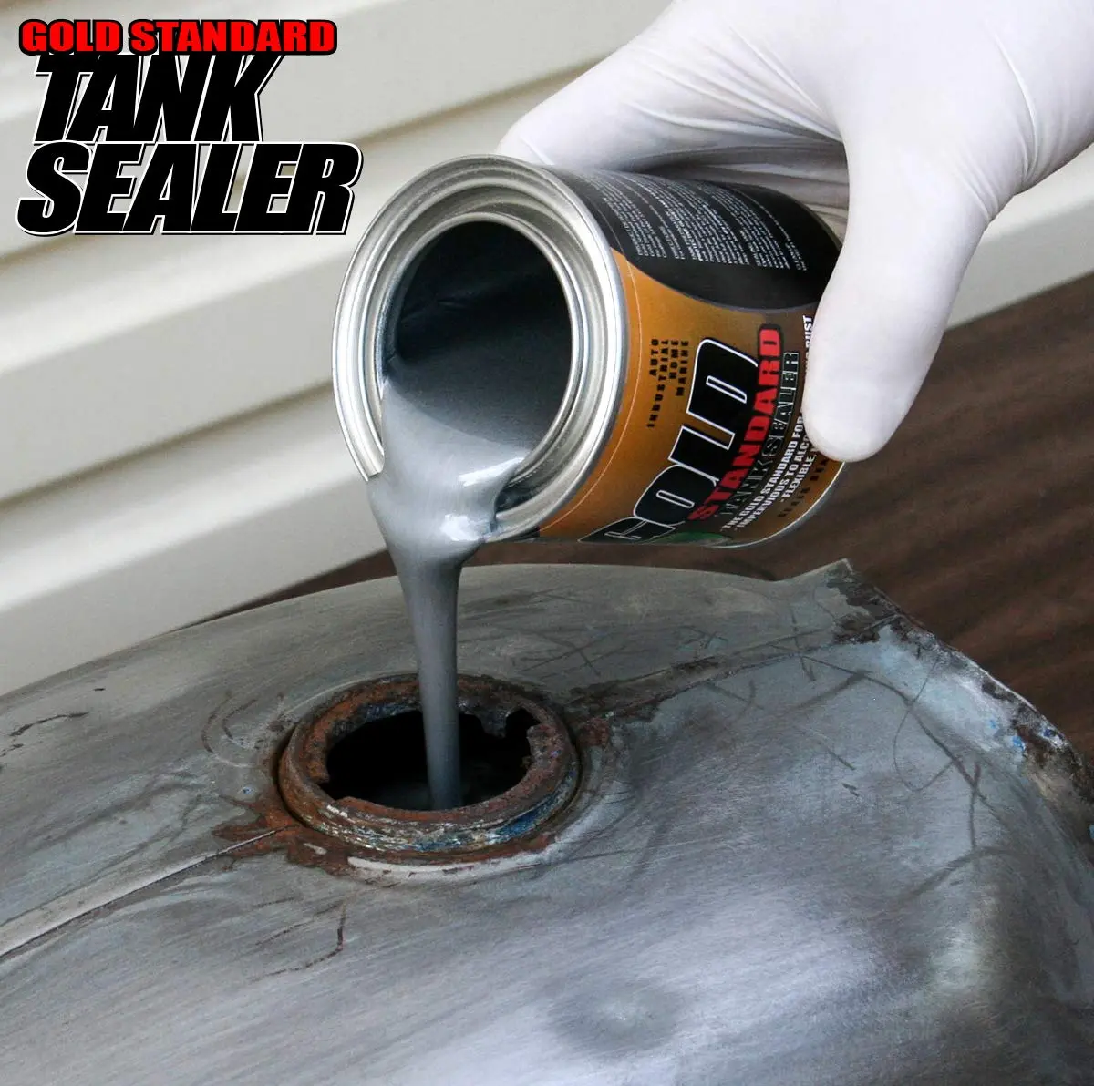 KBS Coatings Gold Standard Tank Sealer 237ml (8 fl. oz.) | Rust Protection for Fuel Tanks - view 3