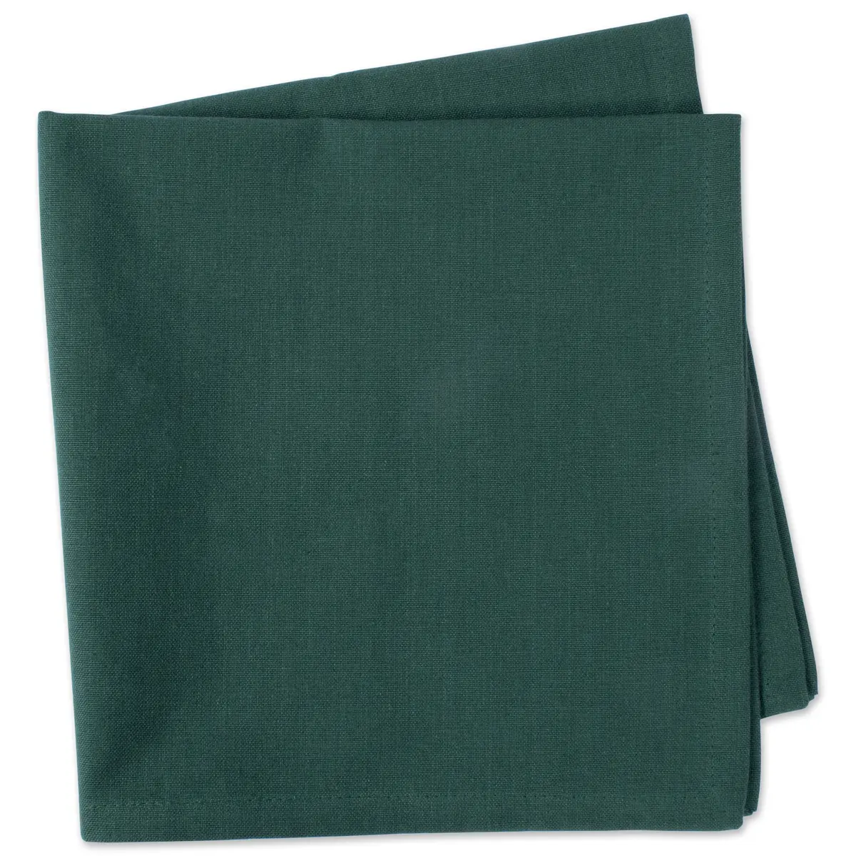 DII Solid Napkin Set Collection, 20x20 in Dark Green | 6 Piece Cotton Napkins for Home & Events - view 3