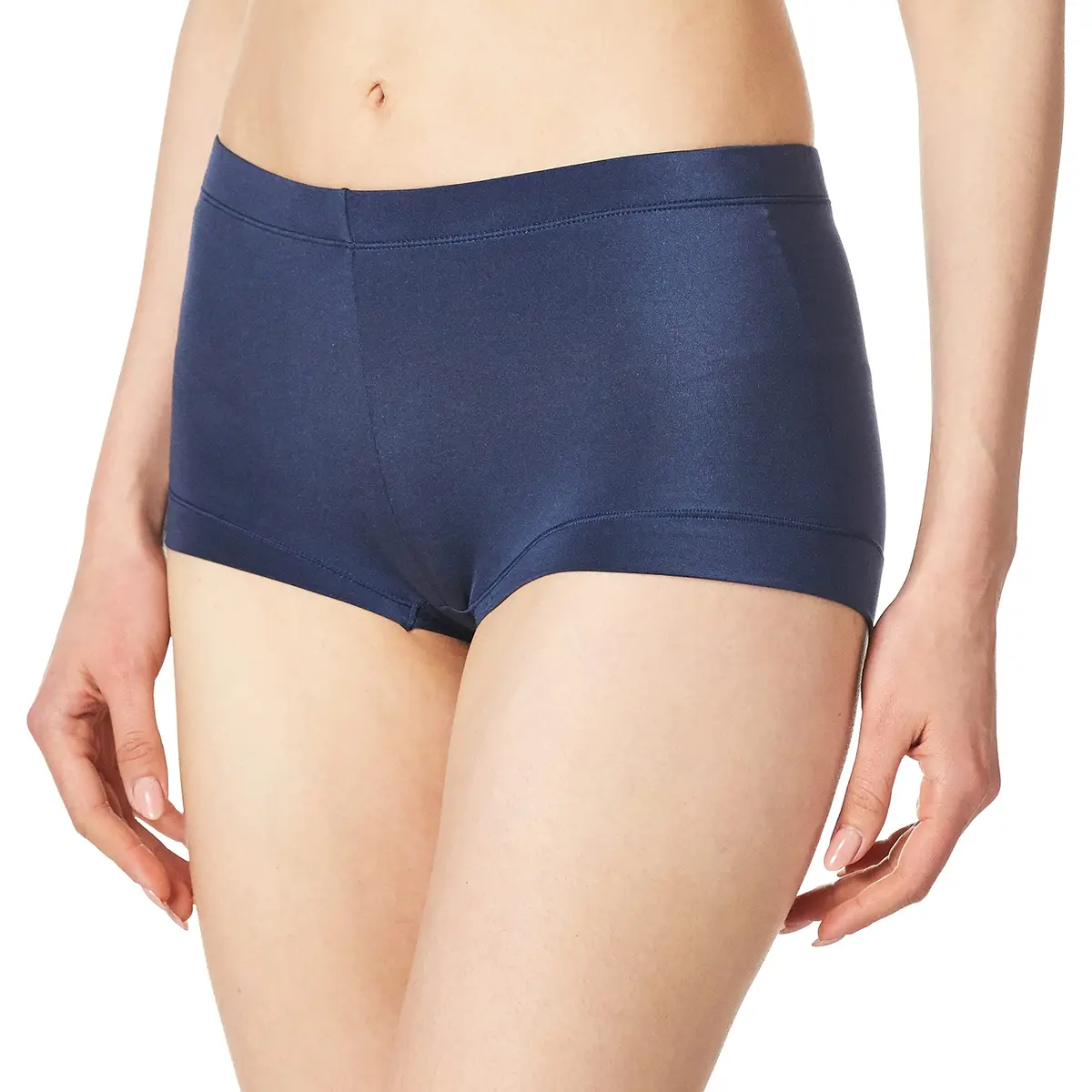 Maidenform Dream Microfiber Boyshort Panty, Navy, Size 8 | All-Day Comfort & Support - main product image