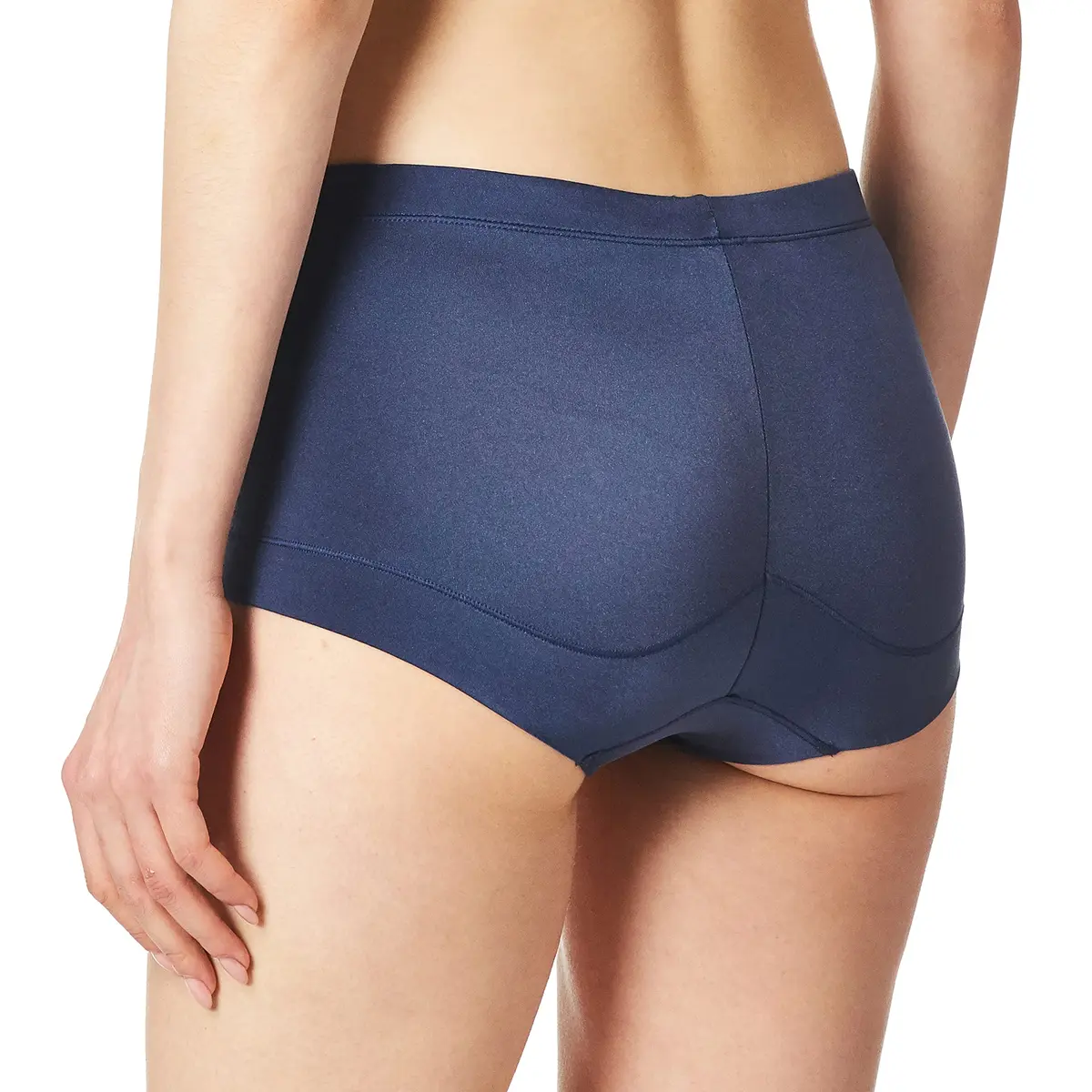 Maidenform Dream Microfiber Boyshort Panty, Navy, Size 8 | All-Day Comfort & Support - view 3