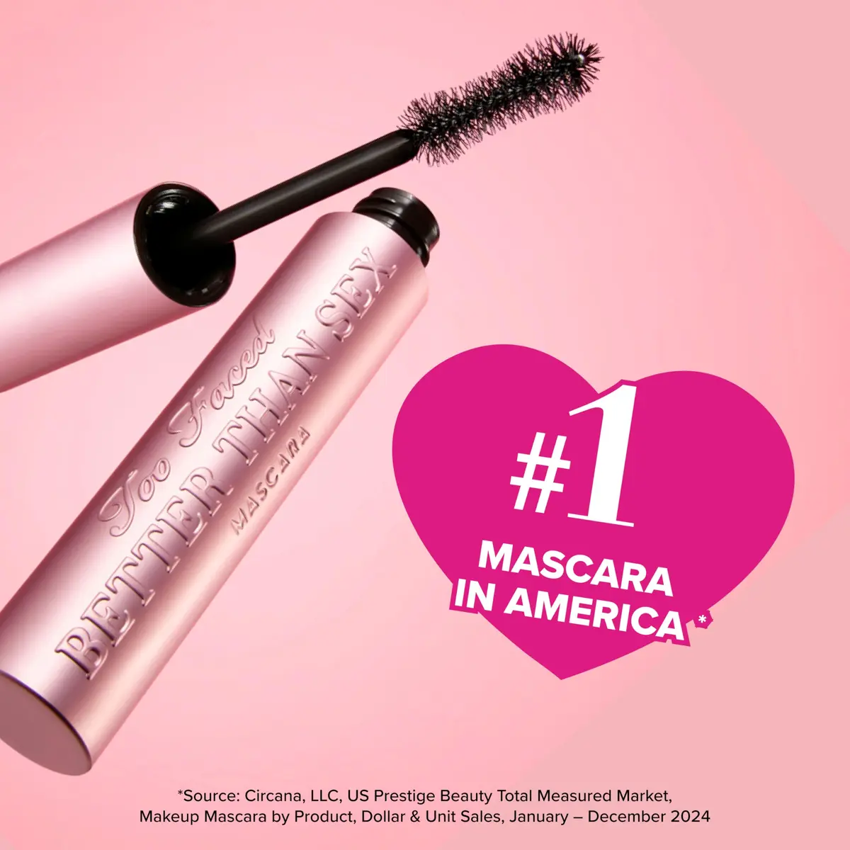 Too Faced Better Than Sex Mascara 0.17 Fl Oz | Vegan, Dramatic Volume & Length, Cruelty-Free, Travel Size - view 8