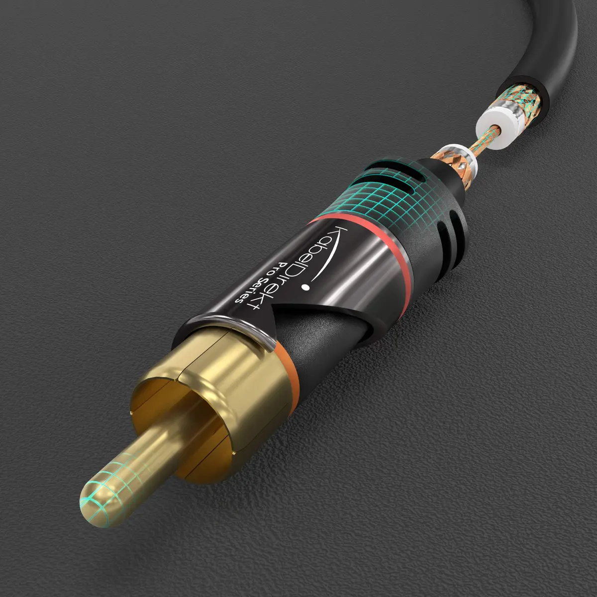 KabelDirekt RCA to Jack 3.5mm Adapter Cable 15ft | Hi-Fi Stereo Audio Connection - view 3