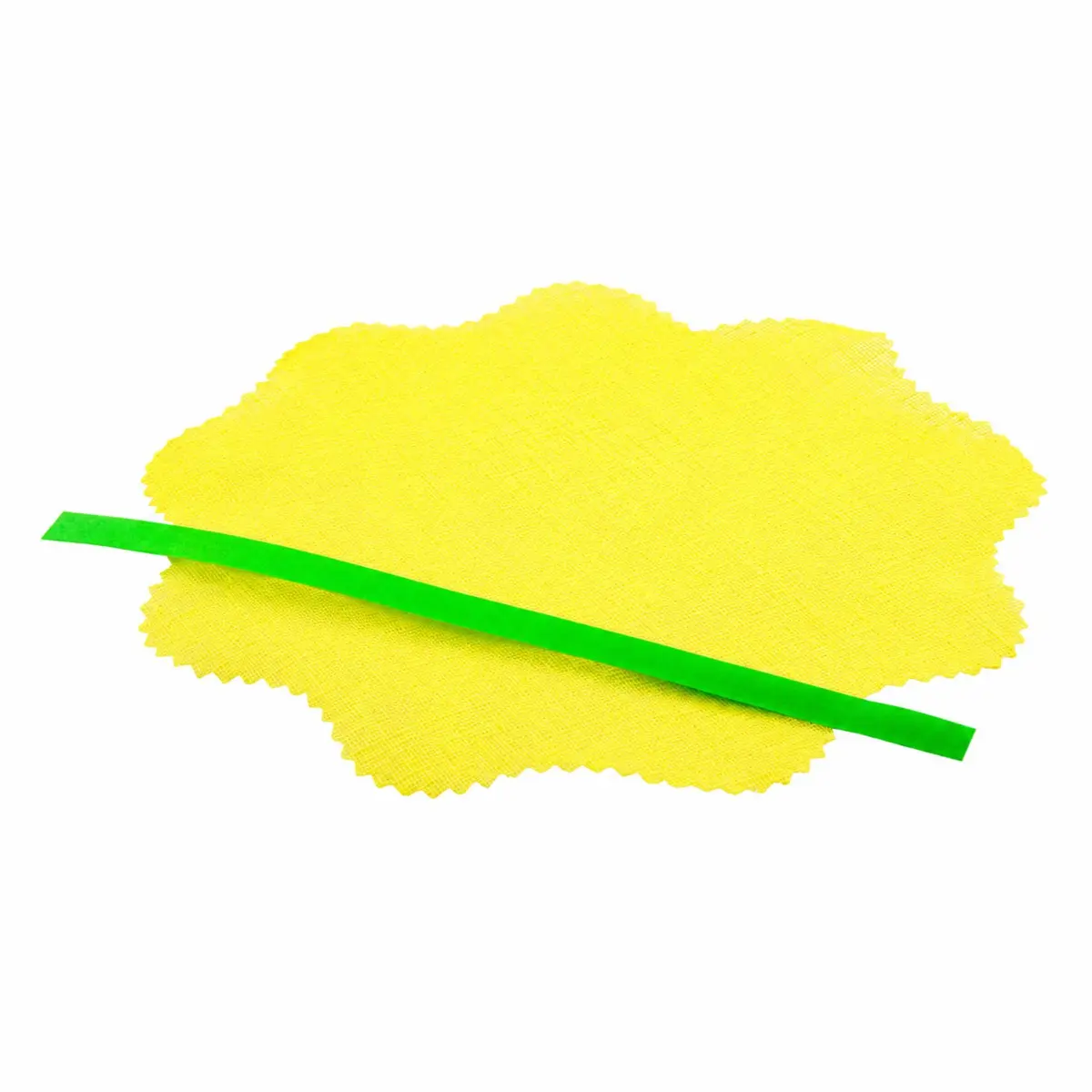 Restaurantware Lemon Juice Strainer - 100 Count - Cotton Mesh with Yellow Design for Eco-Friendly Kitchen Use - view 2