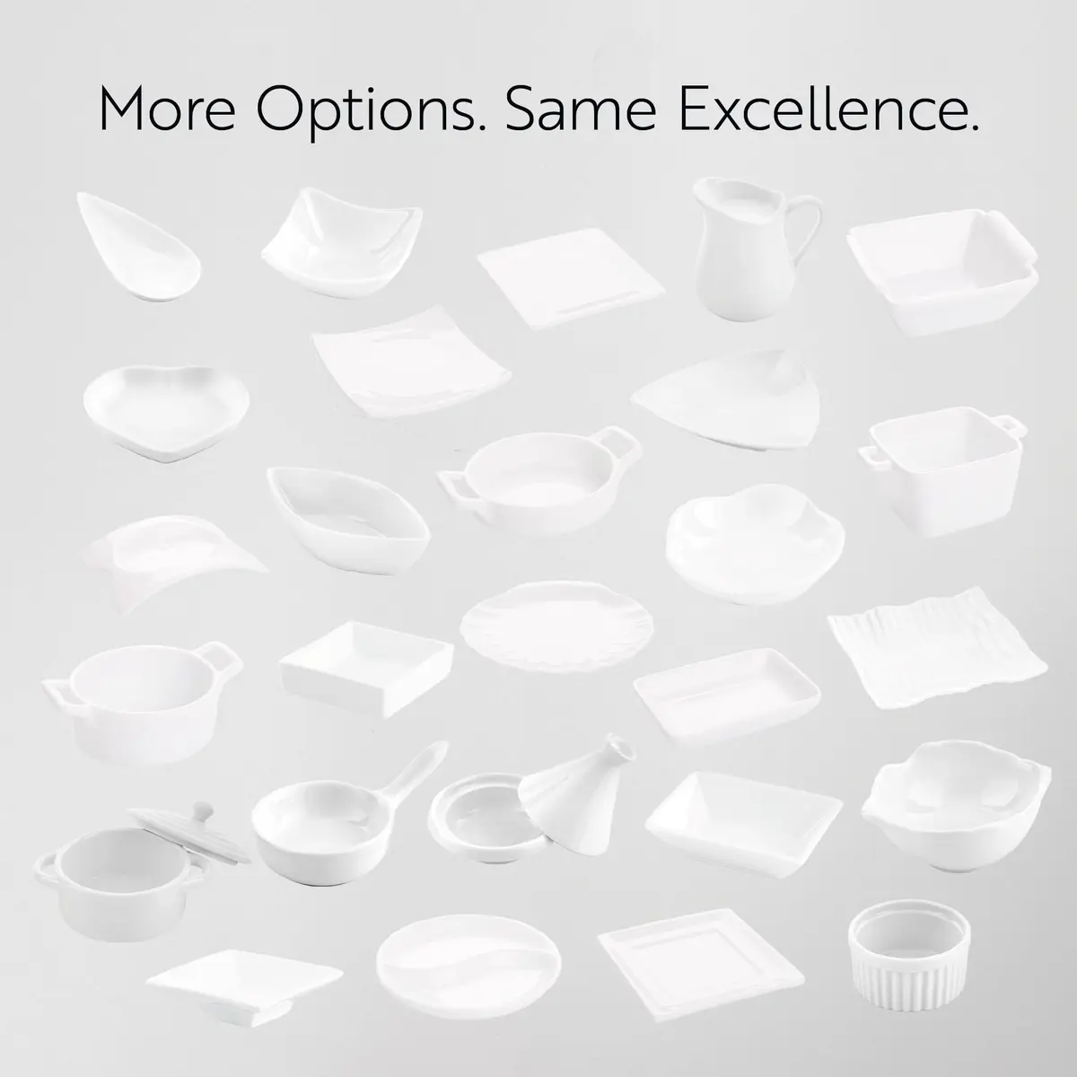 Restaurantware 3 Ounce Mini Cocotte White Porcelain Oven-Safe Set of 10 | Perfect for Baking & Serving - view 4